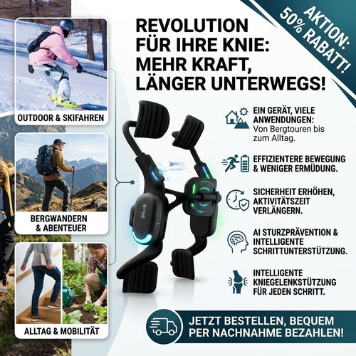 Die nächste Generation intelligenter Exoskelette. Entdecken Sie weitere Wege und genießen Sie ein müheloseres Bewegungserlebnis.